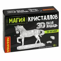 Пазл 3D магия кристаллов «лошадь», 100 деталей, Bondibon