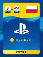 Подписка PlayStation Plus EXTRA 3 месяца (Версия для Польши) (Цифровая версия)