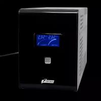 Powerman ИБП POWERMAN Smart Sine 1500, LCD, линейно-интерактивный, 1500ВА, 1050Вт, 4 евророзетки с резервным питанием, USB, батарея 12В 9Ач 2 шт., 380мм х 158мм х 198мм, 11.5 кг./ UPS POWERMAN Smart Sine 1500, LCD, line-interactive, 1500VA, 1050W, 4 eurosockets with backup power, USB, 12V 9Ah battery 2 pcs., 380mm x 158mm x 198mm, 11.5 kg