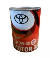 Оригинальное моторное масло TOYOTA MOTOR OIL SP 0W-20 1L