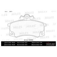 Колодки тормозные (Новая смесь) ВАЗ 2110/2111/2112 передние с датчиком E400025 MILES E400025