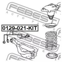 Болт с эксцентриком ремкомплект, 0129021KIT FEBEST 0129-021-KIT