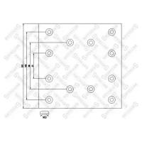 Накладки на колодки, 8501249SX STELLOX 85-01249-SX