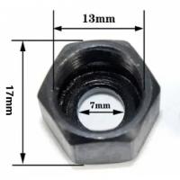 Гайка для цангового зажима кромочного фрезера под цанги 6мм и 6,35мм (1/4