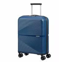 Чемодан на колесах American Tourister Airconic ручная кладь, 55 см, синий