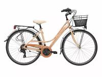 Комфортный велосипед Adriatica Sity 3, Lady, бежевый, 18 скоростей, размер рамы: 450мм (18)