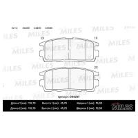 Колодки тормозные (Новая смесь) CHEVROLET CAPTIVA/OPEL ANTARA 2.4/3.2 06- задние E410297 MILES E410297