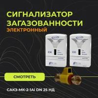 Сигнализатор загазованности САКЗ-МК-2-1Ai DN 25 НД (CO+CH)