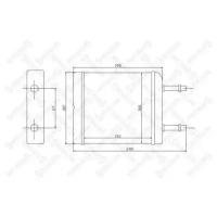 радиатор печки Daewoo Matiz 0.8/1.0 98], 1035050SX STELLOX 10-35050-SX