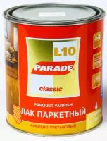 Лак Parade Паркетный L10 0,75л полуматовый