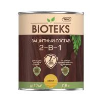 Защитный лессирующий состав для дерева Bioteks 2-в-1, 0,8 л, сосна