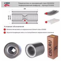 Пламегаситель 12025057d перфорированный диффузор Cbd PLIN155