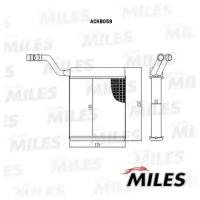 Радиатор отопителя FORD FOCUS II 1.4-2.0 04- ACHB059 MILES ACHB059