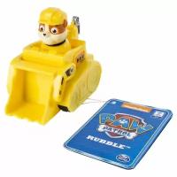 Paw Patrol Щенячий Патруль Машинка классическая со щенком Rubble, 6040907/20101454