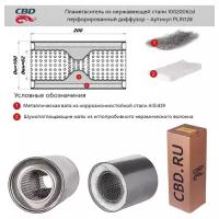 Пламегаситель 10020062d перфорированный диффузор Cbd PLIN128