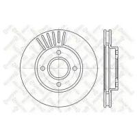 диск тормозной передний Ford Mondeo/Scorpio all 93], 60202533VSX STELLOX 6020-2533V-SX