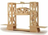 Сборная деревянная модель Мост подъемный
