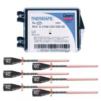 Thermafil - обтураторы 25 мм, ISO 40, 30 шт