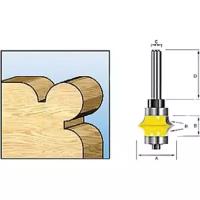 Фреза кромочная MAKITA 34.9х22.2х8х32х2Т (D-11726)