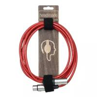 HeadMade Viper Interconnect XLR(F) to XLR(M) Red, 3m красный - микрофонный кабель