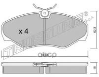 К-Т Дисков. Тормоз. Колодок Trusting арт. 3472