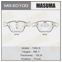 Колодки тормозные дисковые, MSE0100 MASUMA MS-E0100