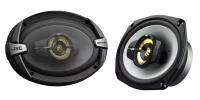 Колонки автомобильные JVC CS-DR693HP 4Ом 15x23см (6x9дюйм) (ком.:2кол.) коаксиальные трехполосные