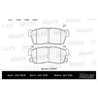 Колодки тормозные SUZUKI IGNissan 00 / ALTO 02- с индикат.износа передние E100357 MILES E100357