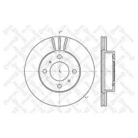 диск тормозной передний Mitsubishi Colt/Lancer/Carisma 1.3/1.6 91], 60203021VSX STELLOX 6020-3021V-SX