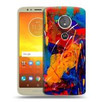 Дизайнерский силиконовый чехол для Моторола Мото Е5 / Motorola Moto E5 Краски