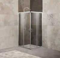 Уголок душевой BelBagno Unique (850-1000)x(850-1000)x1900 мм UNIQUE-A-2-85/100-C-Cr