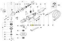 Корпус двигателя W 1080-115/W 1100-125 METABO 343430230