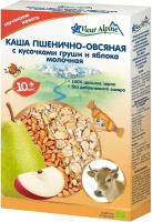 Каша Fleur Alpine Organic Пшенично-овсяная с кусочками груши и яблока с 10 месяцев 175г