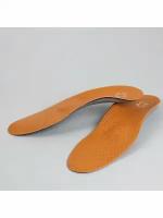 Стельки для обуви амортизирующие дышащие с жёстким супинатором 39 40 р р пара цвет коричневый