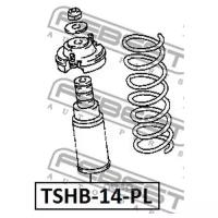 Пыльник амортизатора с отбойником универсальный pvc d14, TSHB14PL FEBEST TSHB-14-PL