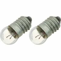 Лампа d10mm 2.5V 150mA с резьбой (упаковка 2шт)