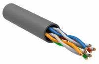 Кабель витая пара U/UTP кат.5e 4х2х24AWG solid CCA PVC GENERICA сер. (м) ITK BC1-C5E04-111-100-G