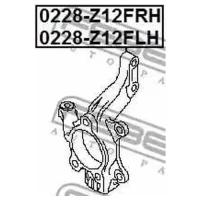 Кулак поворотный правый, 0228Z12FRH FEBEST 0228-Z12FRH