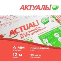 4 мм сотовый поликарбонат для теплиц актуаль! Bio, длина 12 м