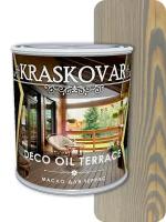 Масло для террас Kraskovar Deco Oil Terrace серое 0,75 л