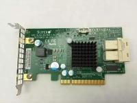 Контроллер Supermicro AOC-SLG3-2E4 - NVMe card Standard LP, 2 internal NVMe ports, x4 per port, Gen-3