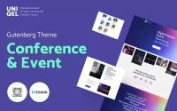 Шаблон Wordpress Uniqel - Conference and Event Тема WordPress