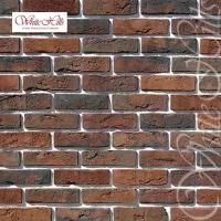 Камень облицовочный White Hills Лондон брик коричневый махагон, кирпич, бетон, в упак 1,16м2