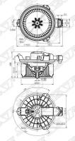 Мотор Отопителя Салона Toyota Rav4 A3 05-13rav4 A4 13-Corolla E15 06- Sat арт. ST8710342090