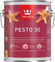 Эмаль интерьерная Tikkurila PESTO 30 база A, C 2,7 л