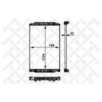 радиатор системы охлаждения без рамки STELLOX 8103302SX