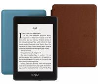 Электронная книга Amazon Kindle PaperWhite 2018 8Gb Twilight Blue Ad-Supported с обложкой ReaderONE