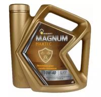 Полусинтетическое моторное масло Роснефть Magnum Maxtec 10W-40, 4л, 1 шт