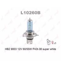 Лампа галогеновая HB2 9003 12V 60/55W P43T-38 SUPE LYNXauto L10260B