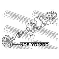 Шкив коленвала yd22dd, NDSYD22DD FEBEST NDS-YD22DD